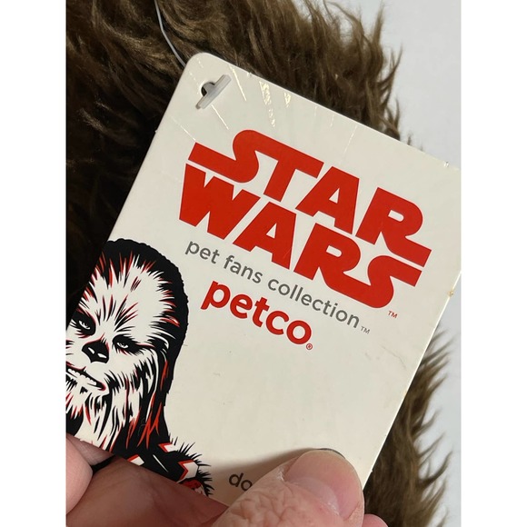 NEW NWT Star Wars Chewbacca Dog Hoodie Furry Available in M, L, XL Wookiee Brown - Picture 2 of 10